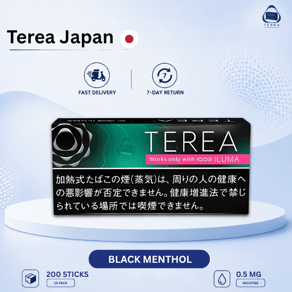 IQOS TEREA Black Menthol Japan