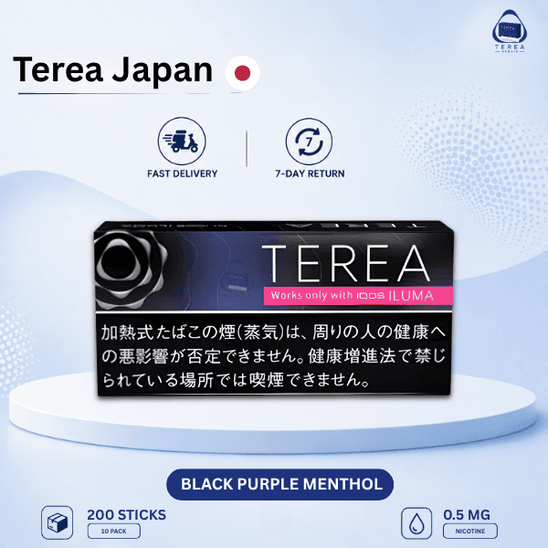 IQOS TEREA Black Purple Menthol Japan