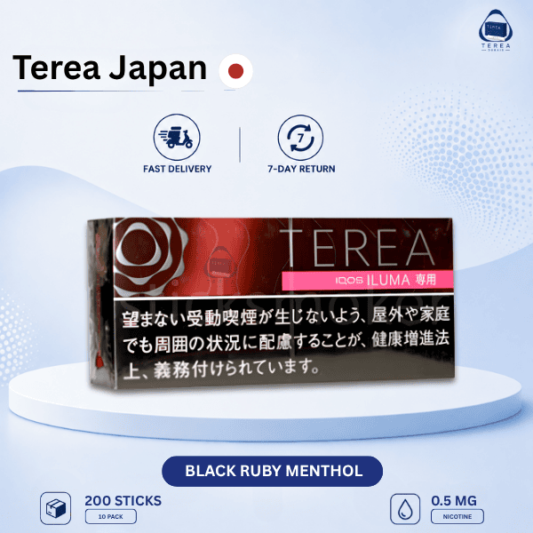 IQOS TEREA Black Ruby Menthol Japan