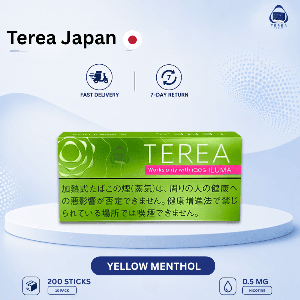 IQOS TEREA Yellow Menthol Japan